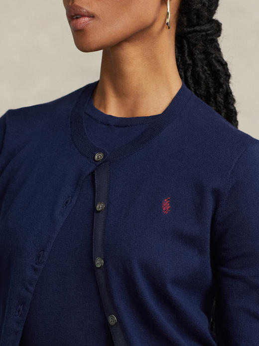 小马标  2024春季新款 女士经典纯色 宽松针织开衫 8色 PT-1161 商品图8