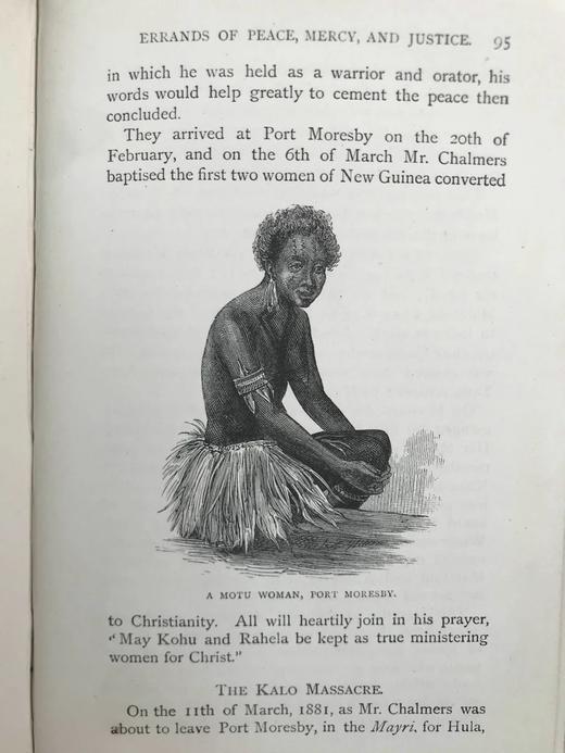 约19世纪后期 詹姆斯·查尔默斯：传教士与探险家 数十幅插图 漆布精装32开 商品图14