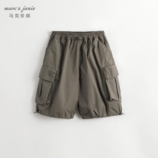马克珍妮男童山系户外宽松工装七分裤儿童纯棉裤子夏装新款240537 商品图3