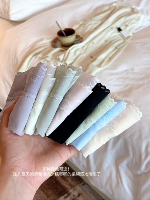 👉【诗慕小姐7A山茶花蚕丝空气感内裤923款】✅1、新升级凉感纱 💞冰凉因子融入纱线 🔺制作成的冰纱面料 ✨时刻保持清爽感 商品图4