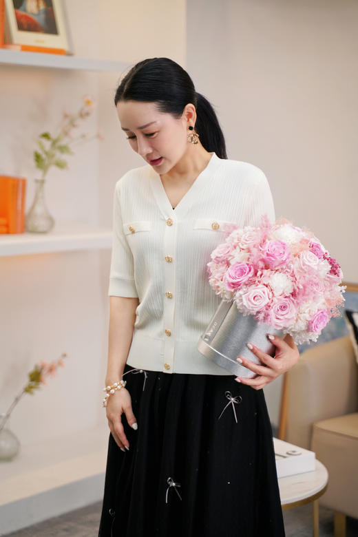 【小香风针织T】臣禾套头上衣9241050193【金猪甄选】 商品图7