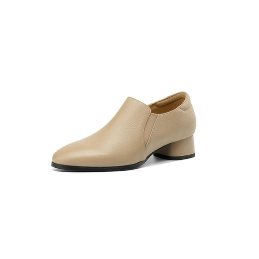 【预售5天】春季新款，里外全皮 真皮单鞋小皮鞋乐福鞋BS-H662 商品图9