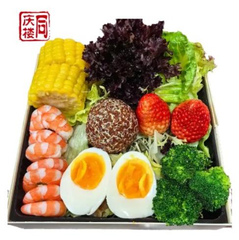 【低卡轻食】基围虾仁黑米饭套餐 商品图0