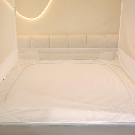 自然醒母婴级床帘蚊帐家用卧室遮光防摔一体式高级坐床2301HH 商品图12