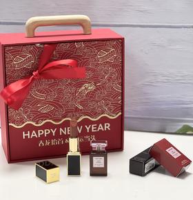 【品牌授权】爆款礼盒 龙年新春TF汤姆福特口红香水两件套 TF口红16组合3g +香水7.5ml七夕情人节礼物 送闺蜜送女友