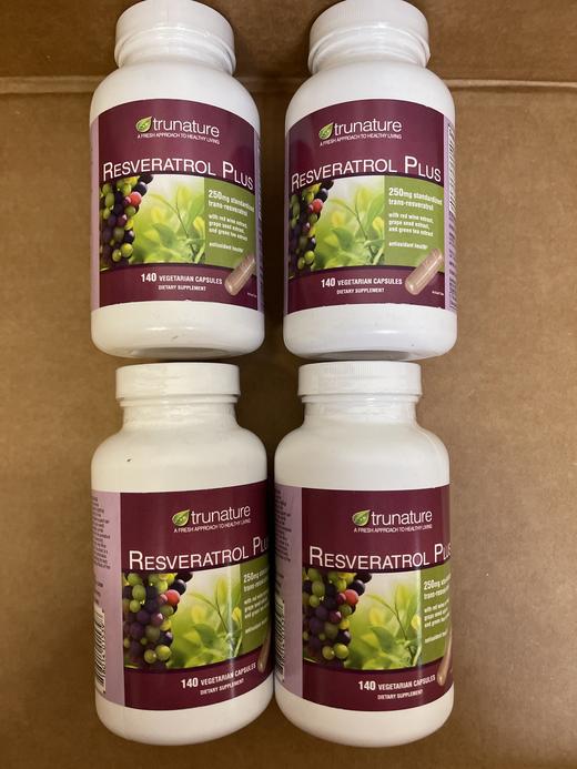 直邮特价239元 Trunature 白藜芦醇葡萄籽精华140粒 美国代购，无中文标签，介意慎拍! 商品图6
