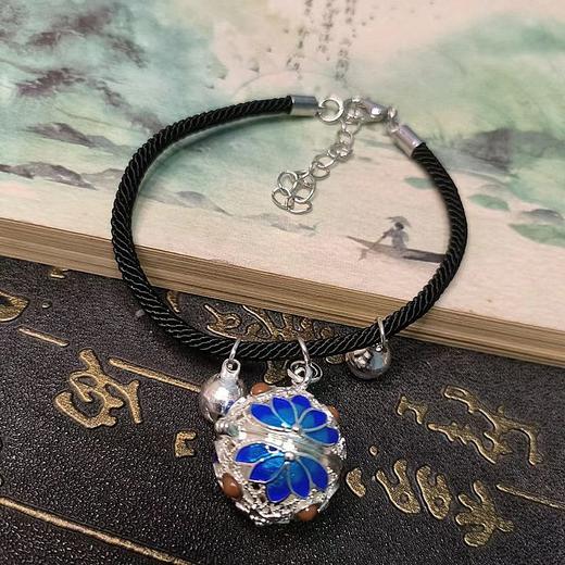 古风莲花可打开香囊球香丸香薰手链手镯本命年幸运红手绳情侣闺蜜 商品图6