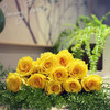 月华黄色玫瑰花10支 商品缩略图7