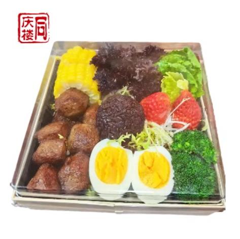 【低卡轻食】粤式牛肉粒黑米饭套餐 商品图0