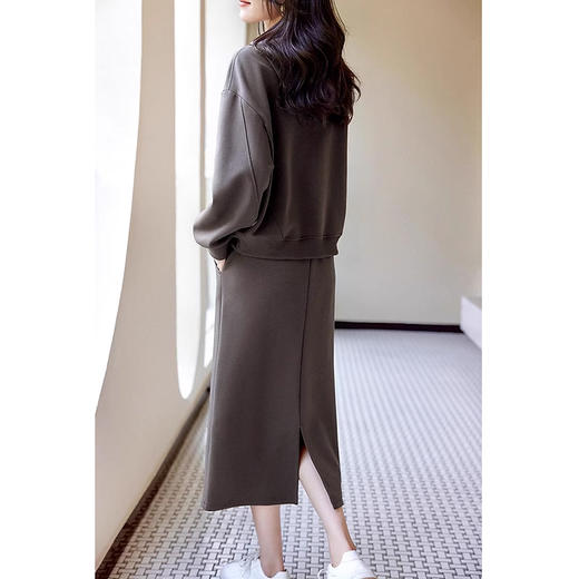 裁缝学苑AS199 女装落肩连帽卫衣纸样半身裙套装服装做衣服打版裁剪样板 商品图2