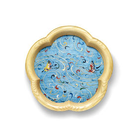 “化蝶”主题镶嵌梅花盘