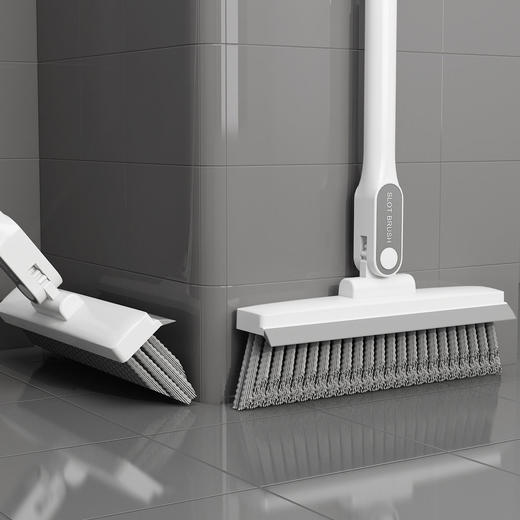 卫生间刷地刷子地板刷刮水长柄硬毛浴室地缝隙刷清洁瓷砖擦地刷子 商品图2