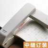 得力可旋转中缝订书机0434颜色随机1台 省力订书器书本纸张中号小型手动装订机 商品缩略图2