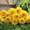 月华黄色玫瑰花10支 商品缩略图5