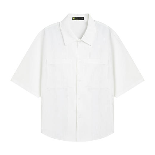 HX 秋季翻领中袖衬衫奢斯文Z103330007101 商品图0