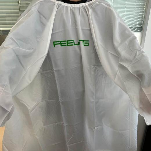 菲灵剪发围布（白）带袖子 商品图1