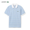 Lacoste法国鳄鱼男士新款时尚条纹短袖POLO衫PH9753-98 商品缩略图1