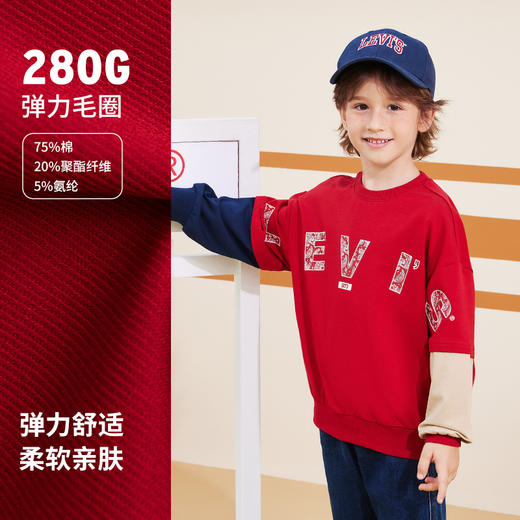 LEVIS 春 大童小童 儿童童装卫衣 LVB-FW-K770 商品图4
