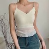 老米优品/ 开启浪漫春日《方糖格泡泡衣·花波长款吊带背心》自带胸垫免文胸！让人拒绝不了的软弹显高级！爱了!!  DD240304A 商品缩略图2