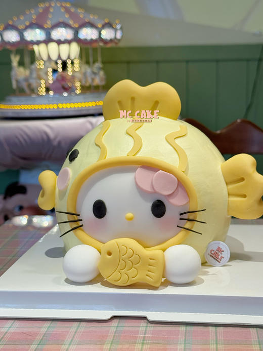 双鱼座|kt猫鲷鱼烧造型蛋糕 商品图2