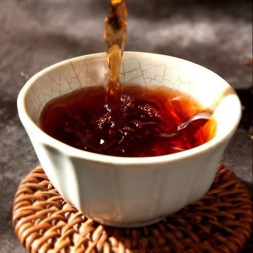 老茶分享 吉顺号2006年干仓老茶经典大红印普洱熟茶357克/饼 商品图6