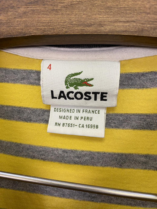 Lacoste 鳄鱼 法国设计 短袖T恤 _SST(M) 商品图2