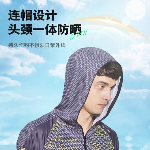 佳钓尼钓鱼服速干防晒服男连帽轻薄透气 商品图3