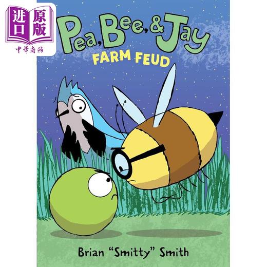 【中商原版】桥梁漫画 豌豆 蜂后和杰伊4农场事件 Pea Bee & Jay #4 Farm Feud英文原版进口 儿童图画图像小说 漫画故事 6-9岁 商品图0