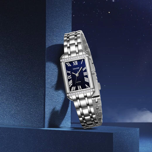 依波表EBOHR 卡纳系列轻奢小方精致石英手表女士腕表5675 商品图1