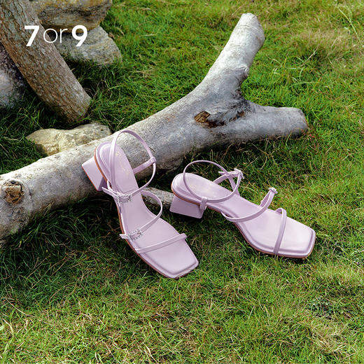 -7or9-沙发系凉鞋薰衣草 商品图0