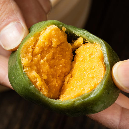 【艾草青团】6枚/盒，红豆/肉松蛋黄/芋泥/奶酪饼干/芝麻口味，现做现发 新鲜艾叶制作 艾草团子 艾粿清明果 商品图7