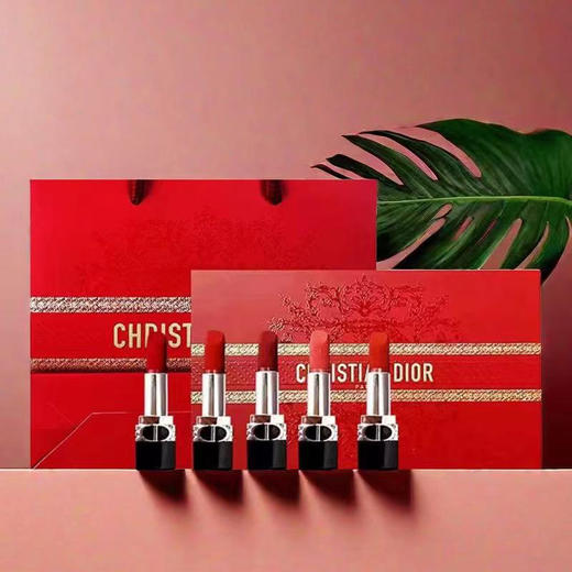 【全球购·送礼袋】DIOR迪奥龙年新春限定烈焰蓝金口红五件套1.5g*5只礼盒装「#999丝绒+#720丝绒+#777丝绒+#772丝绒+#840丝绒」·香港🇭🇰直邮 商品图4