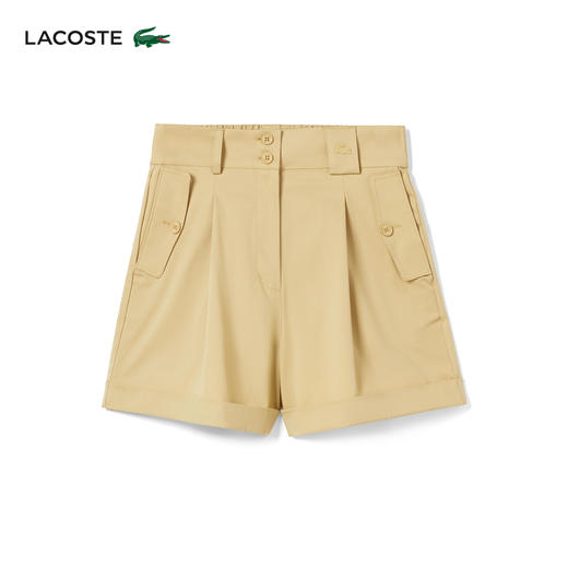 【海南专供价】Lacoste法国鳄鱼女装 新款时尚宽松休闲短裤工装裤FF3880-98 商品图1