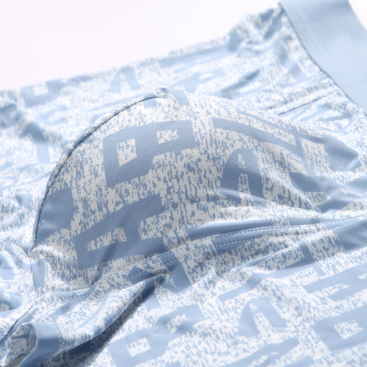 都市丽人都市锋尚潮流时尚男士平角裤男凉感冰丝男士内裤无锦纶平角FK4CA6 商品图7