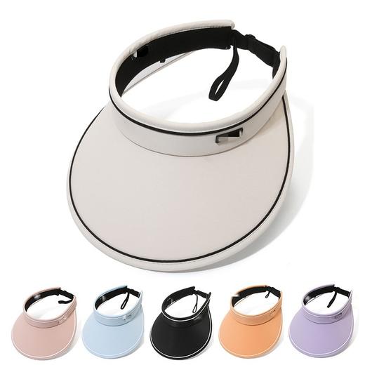 【遮阳防晒！空顶帽】大帽檐空顶uv防晒帽女夏季遮阳帽遮脸太阳帽夏防晒帽子，加大帽檐，呵护脸部大面积防晒。ry 商品图3