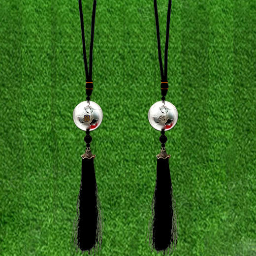 纯银足球挂件 银球寓意赢球 含纯银6.8克 商品图6