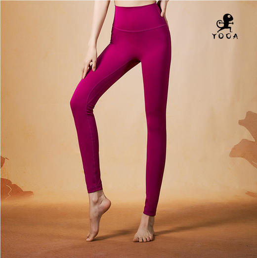 壁虎瑜伽【2402KZ282】原生皮莱卡九分裤【5天发货】 商品图0