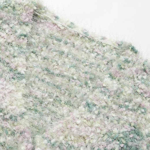 西遇韩系小香风甜美V领针织开衫女新款宽松减龄毛衣外套D0340068 商品图5