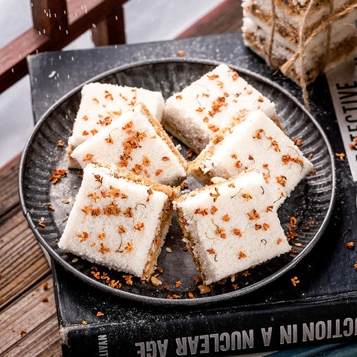 温州特产【桂花糕 手工现做传统糕点心】夹心糕 糯米糕清明节国庆出游休闲零食 商品图2