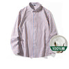 【100%棉】【新款DJ】大依优型大码男装条纹长袖衬衫加肥加大衬衣男士休闲商务上衣 商品缩略图0