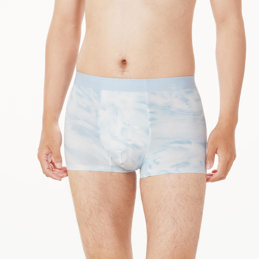 都市丽人都市锋尚潮流时尚男士平角裤男凉感冰丝男士内裤无锦纶平角FK4HA3 商品图1