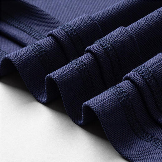 14LP3700114LP37001【仿丝光】罗蒙春秋男士提花领polo衫男长袖t恤男商务男士polo衫长袖 商品图5