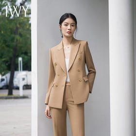 IWY/深卡其西装套装春款通勤上班服装高级设计感西服医美工装C14211+P34211