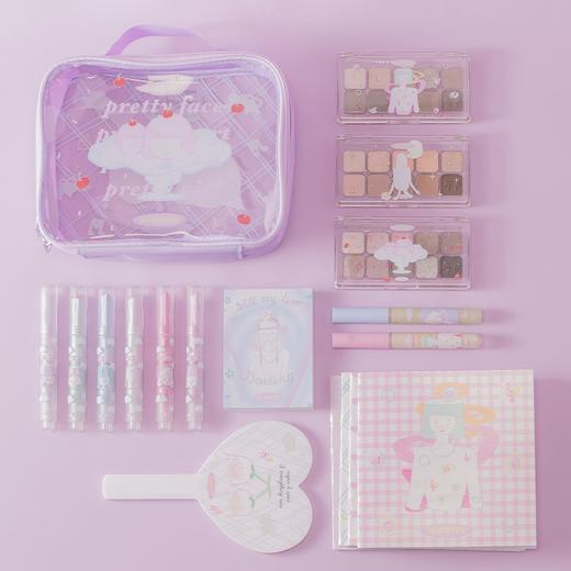 #【礼盒】FLORTTE/花洛莉亚Wackky女生宿舍系列唇泥眼影盘遮瑕蜜彩妆礼盒 商品图4