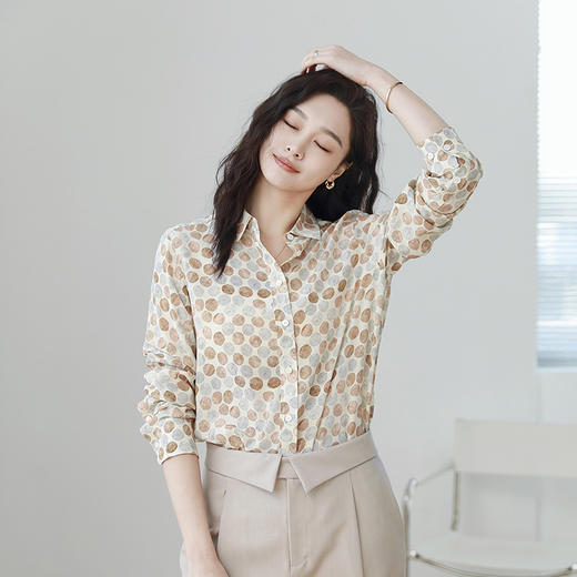 火桐hooton 插画师联名款鹅卵石真丝 商品图2