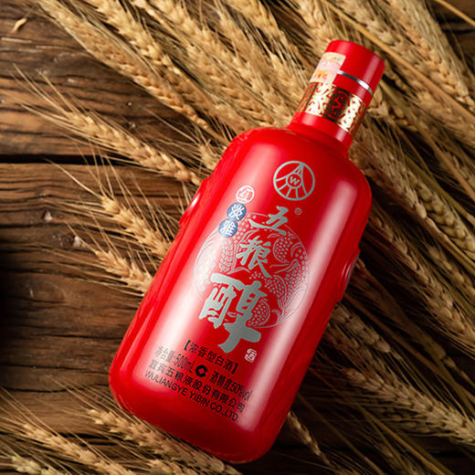 五粮醇红淡雅金装仿陶瓶50度500mL*6瓶整箱浓香白酒宴请 商品图3