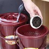 圆形茶渣桶 1个 茶盘排水桶茶台下水垃圾桶功夫茶具配件开盖隔渣茶水桶 商品缩略图4