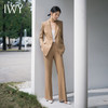 IWY/深卡其西装套装春款通勤上班服装高级设计感西服医美工装C14211+P34211 商品缩略图2