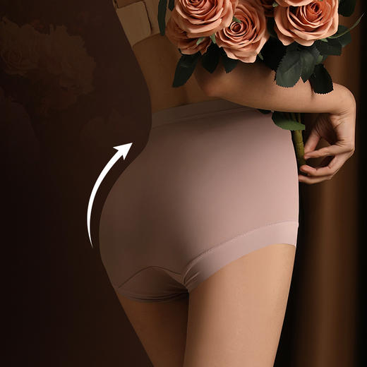 轻梵塑芙蕾高腰蕾丝收腹裤(自营) | 藏肉收腹，绽放女性美 商品图1