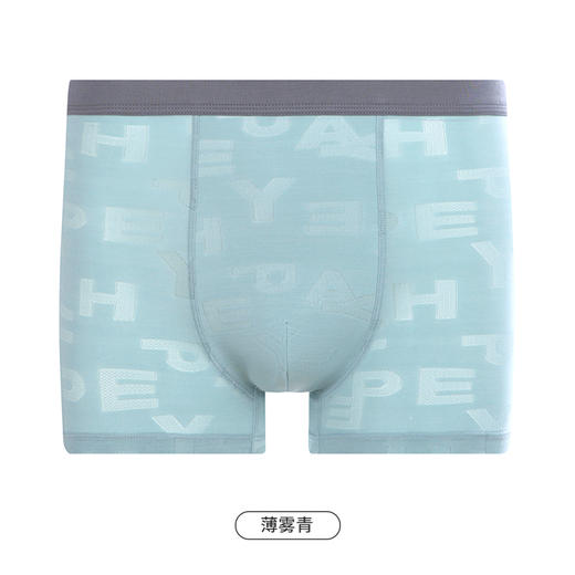 都市丽人都市锋尚日常休闲男士平角裤男提花冰丝男士内裤无锦纶平角FK4CC6 商品图10